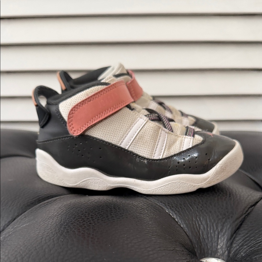 Jordan Toddler Girl Sneakers with Pink and Gray Accents Size 10C - Picture 5 of 6